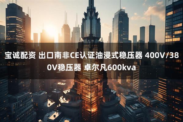 宝诚配资 出口南非CE认证油浸式稳压器 400V/380V稳压器 卓尔凡600kva
